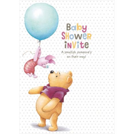Baby Shower Invite Winnie The Pooh Cards (Pack of 8) £3.99